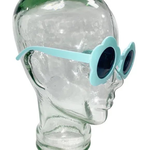 Blue Flower Power Sunglasses - Picture 8 of 11